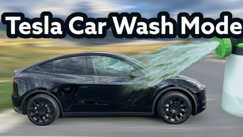 Tesla Car Wash Mode Model Y