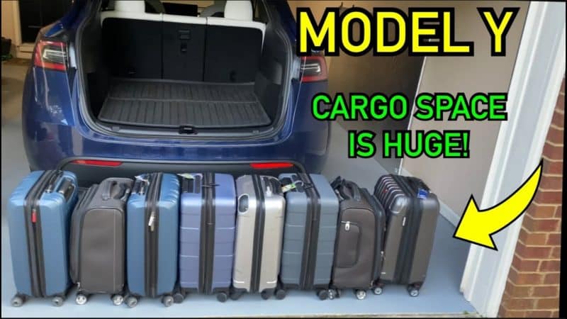 Tesla Model Y huge cargo space