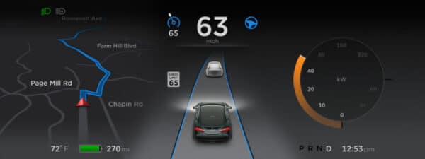 Features of the Tesla Dashboard