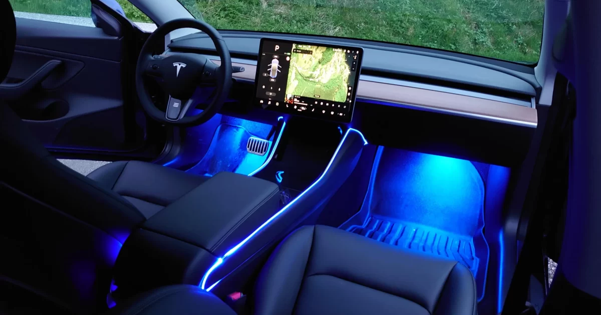 Tesla Model 3 Interior Lighting