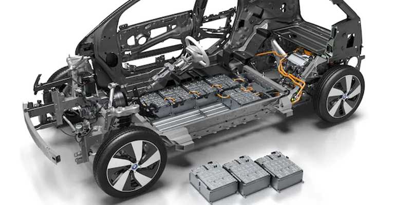 Chassis of EV with battery