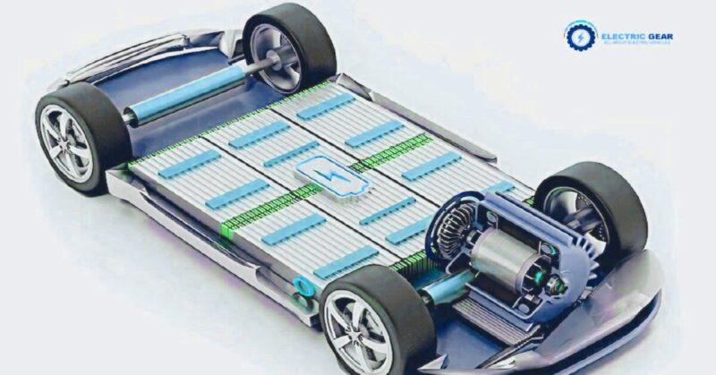 EV chassis with its battery
