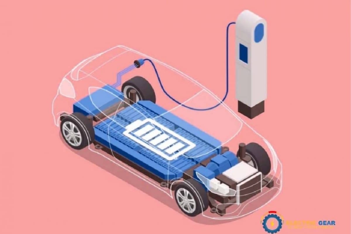an EV and its battery