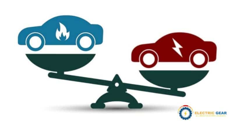Ev vs gas powered car