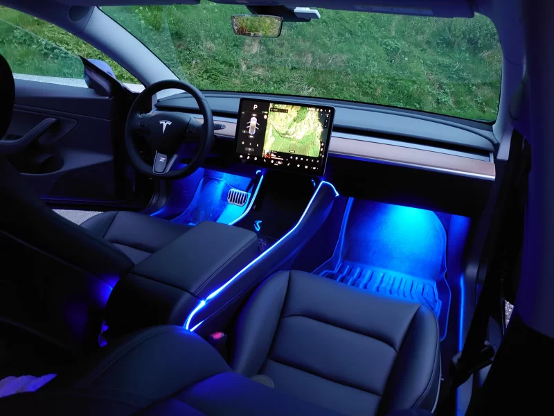 Tesla Model 3 Interior Lighting