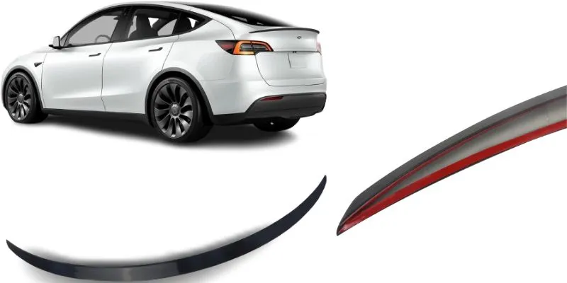 DOLKSN 2024 Tesla Model 3 Spoiler Carbon Fiber Pattern